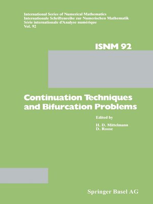 cover image of Continuation Techniques and Bifurcation Problems